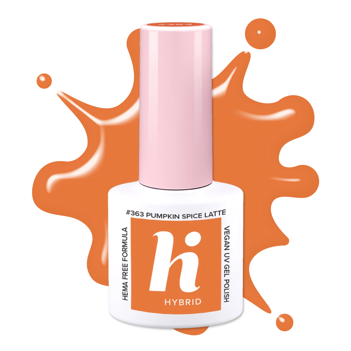 Hi Hybrid 363 Pumpkin Spice Latte UV Gel Polish 5ml - hihybrid