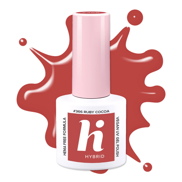 Hi Hybrid 366 Ruby Cocoa UV Gel Polish 5ml