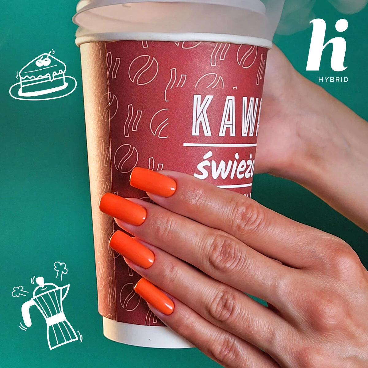 Hi Hybrid 363 Pumpkin Spice Latte UV Gel Polish 5ml - hihybrid