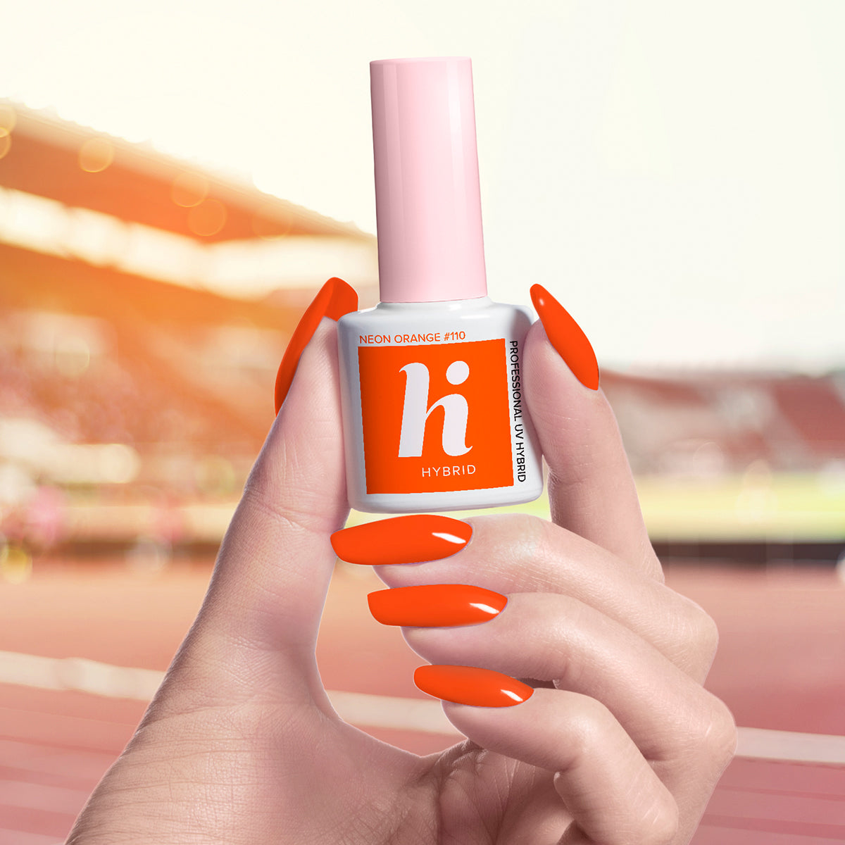 Hi Hybrid 110 Neon Orange UV Gel Polish 5ml - hihybrid