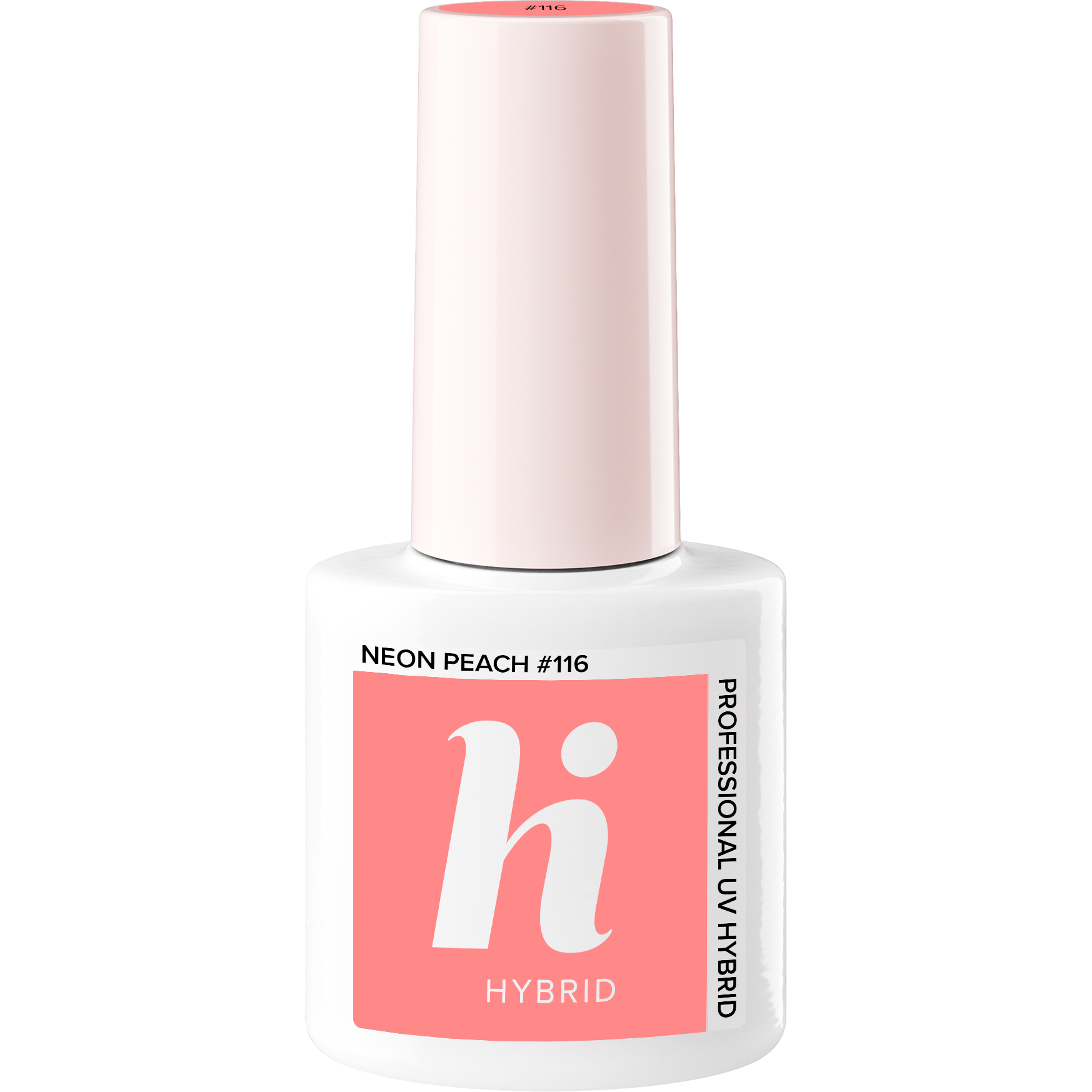 Hi Hybrid 116 Neon Peach UV Gel Polish 5ml - hihybrid