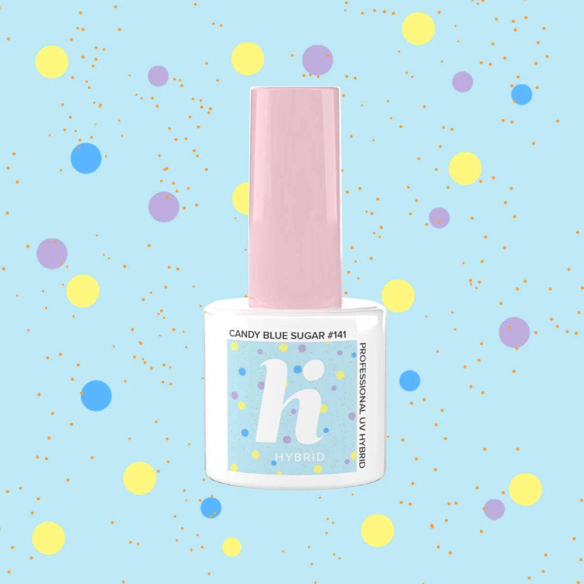 Hi Hybrid 141 Candy Blue Sugar UV Gel Polish 5ml - hihybrid