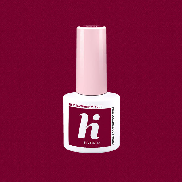 Hi Hybrid 204 Red Raspberry UV Gel Polish 5ml - hihybrid