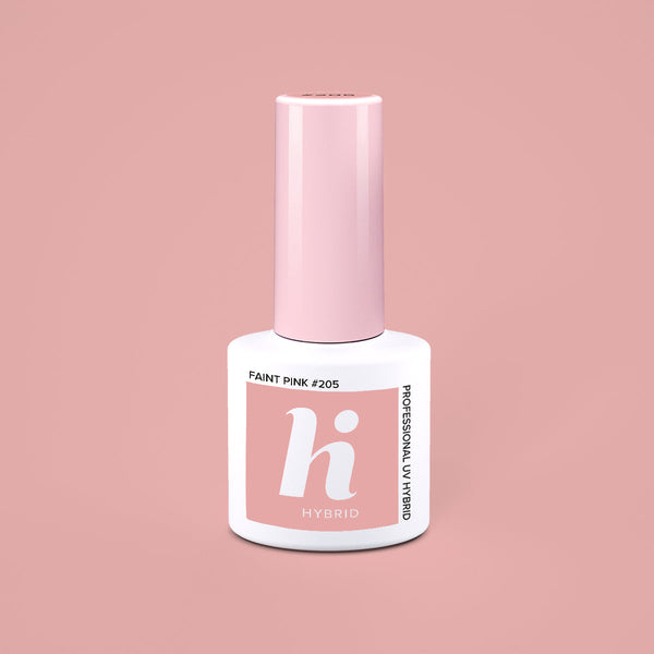 Hi Hybrid 205 Faint Pink UV Gel Polish 5ml - hihybrid