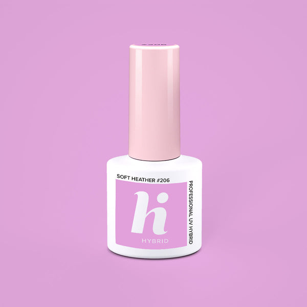 Hi Hybrid 206 Soft Heather UV Gel Polish 5ml - hihybrid