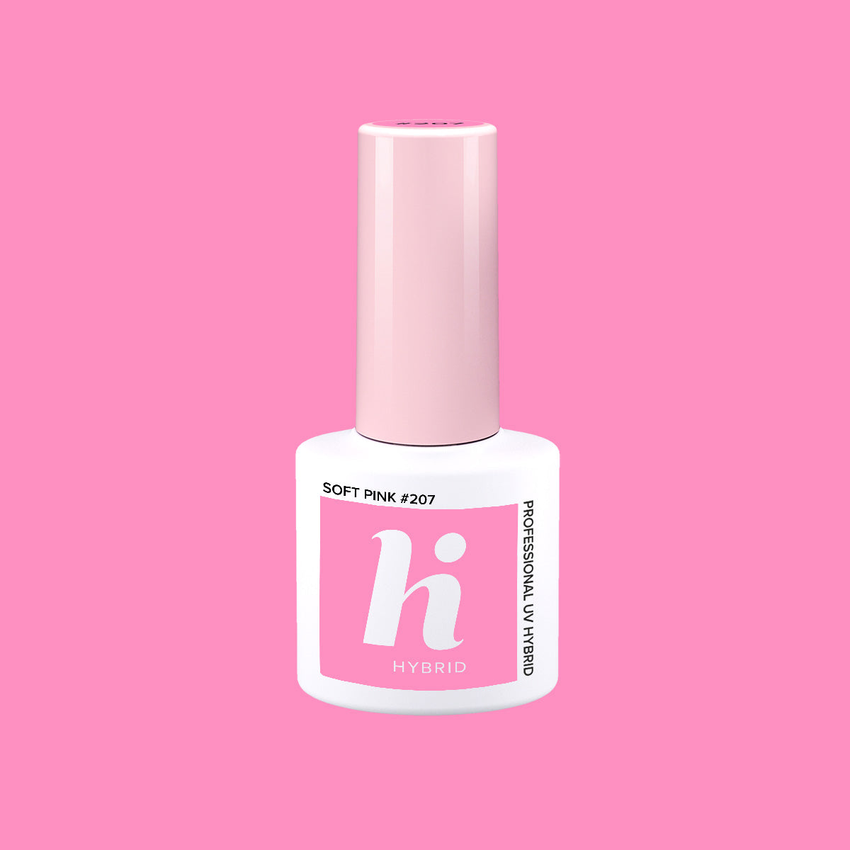 Hi Hybrid 207 Soft Pink UV Gel Polish 5ml - hihybrid