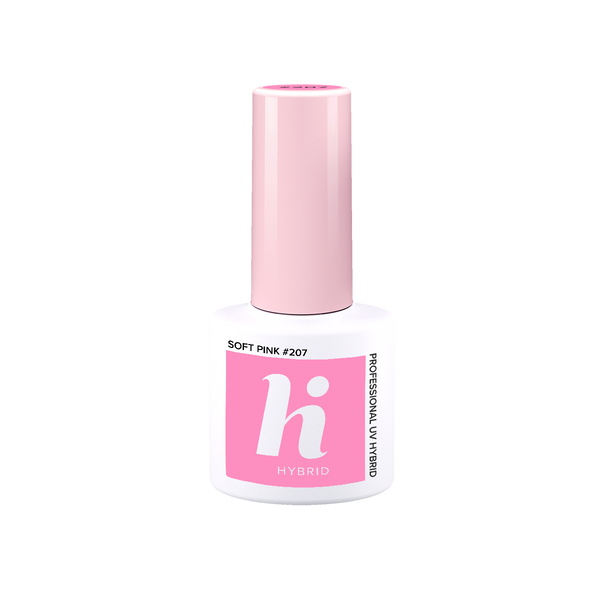 Hi Hybrid 207 Soft Pink UV Gel Polish 5ml - hihybrid