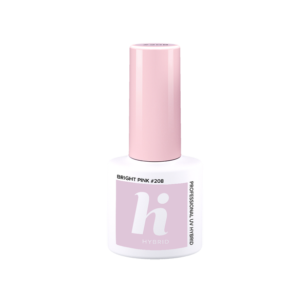 Hi Hybrid 208 Bright Pink UV Gel Polish 5ml - hihybrid