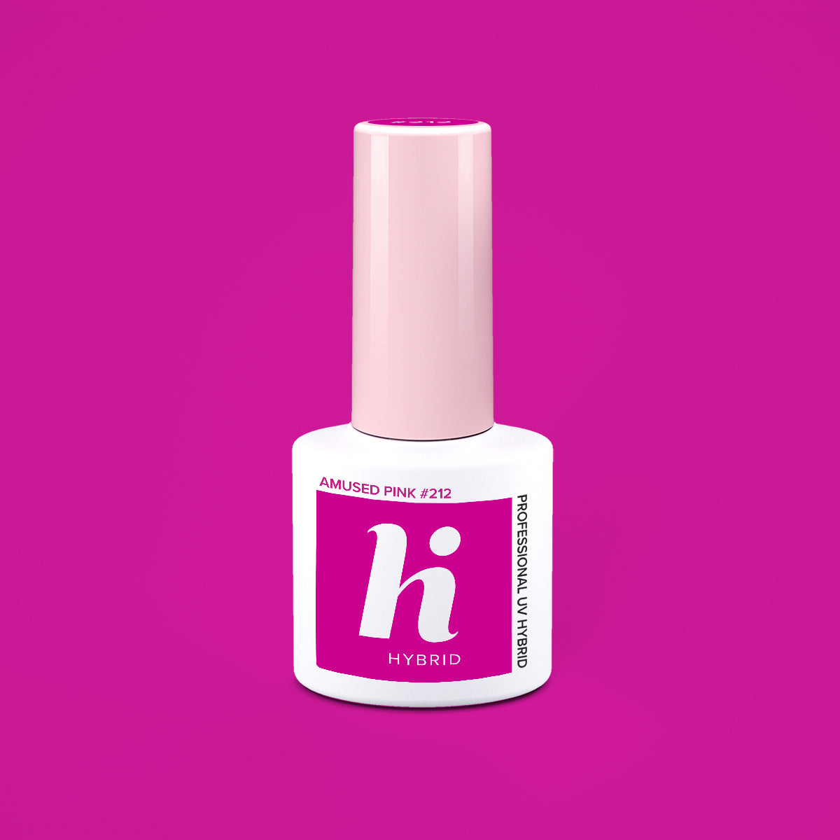 Hi Hybrid 212 Amused Pink UV Gel Polish 5ml - hihybrid