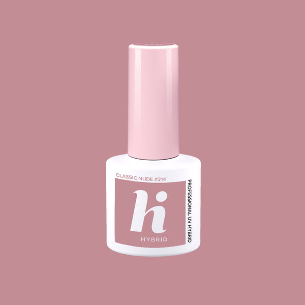 Hi Hybrid 214 Classic Nude UV Gel Polish 5ml - hihybrid