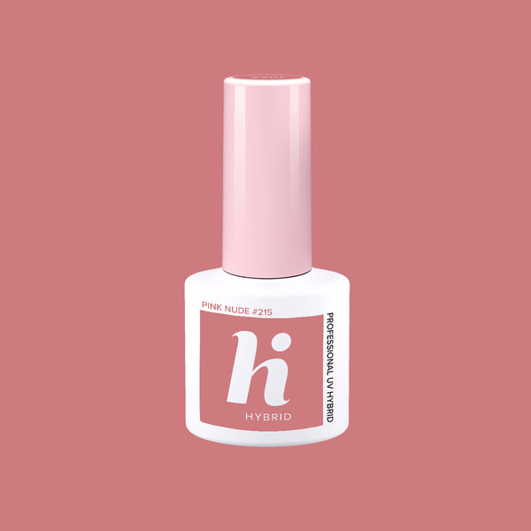 Hi Hybrid 215 Pink Nude UV Gel Polish 5ml - hihybrid