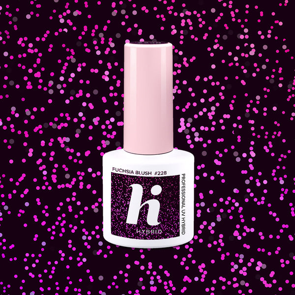 Hi Hybrid 228 Fuchsia Blush UV Gel Polish 5ml - hihybrid