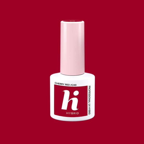 Hi Hybrid 249 Cherry Red UV Gel Polish 5ml - hihybrid