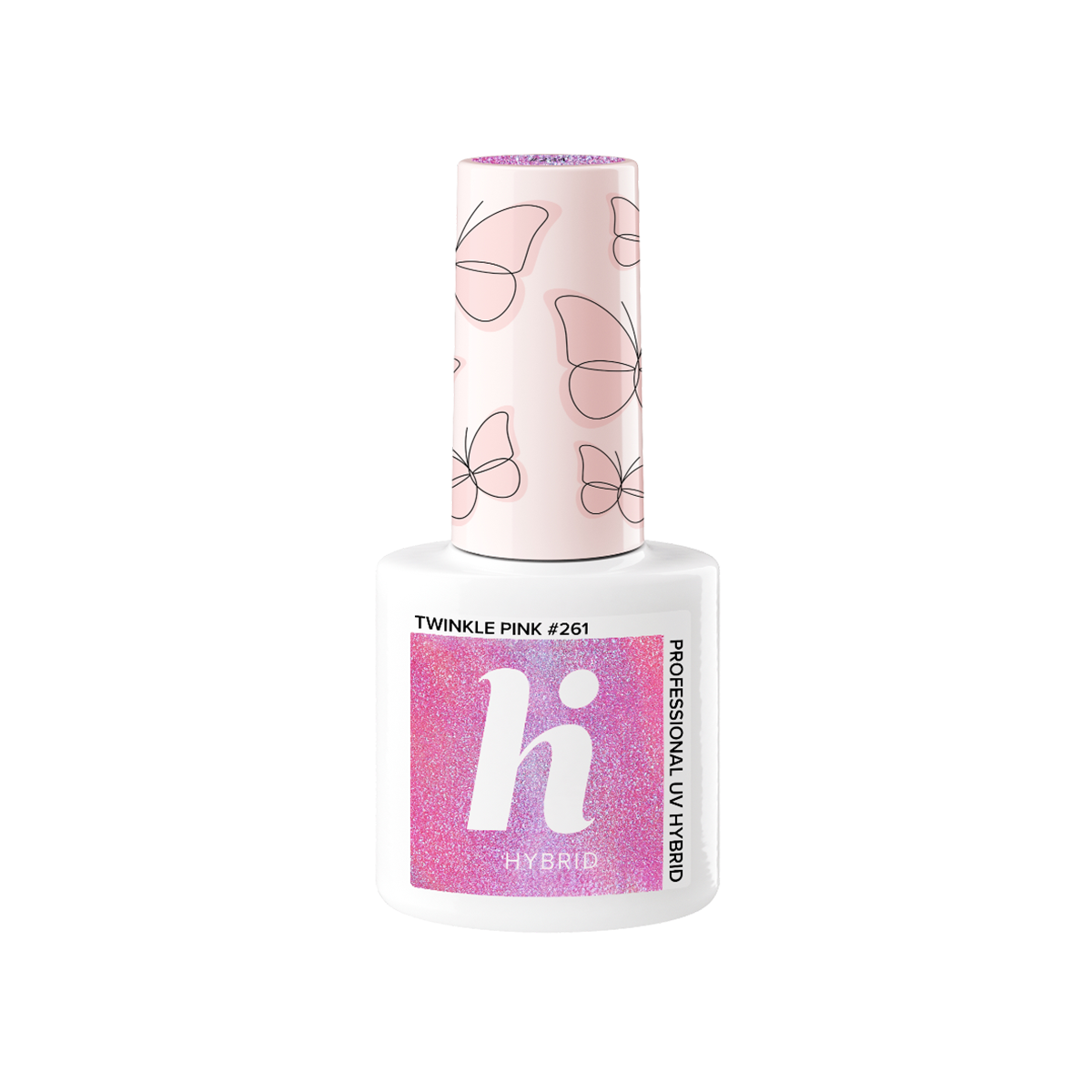 Hi Hybrid 261 Twinkle Pink UV Gel Polish 5ml - hihybrid