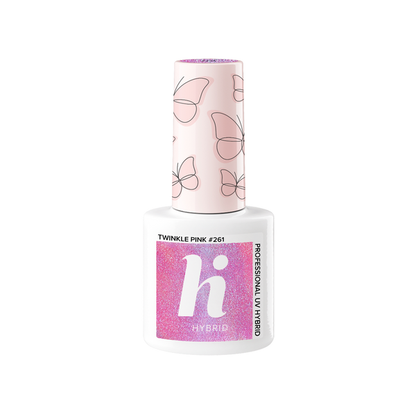 Hi Hybrid 261 Twinkle Pink UV Gel Polish 5ml - hihybrid