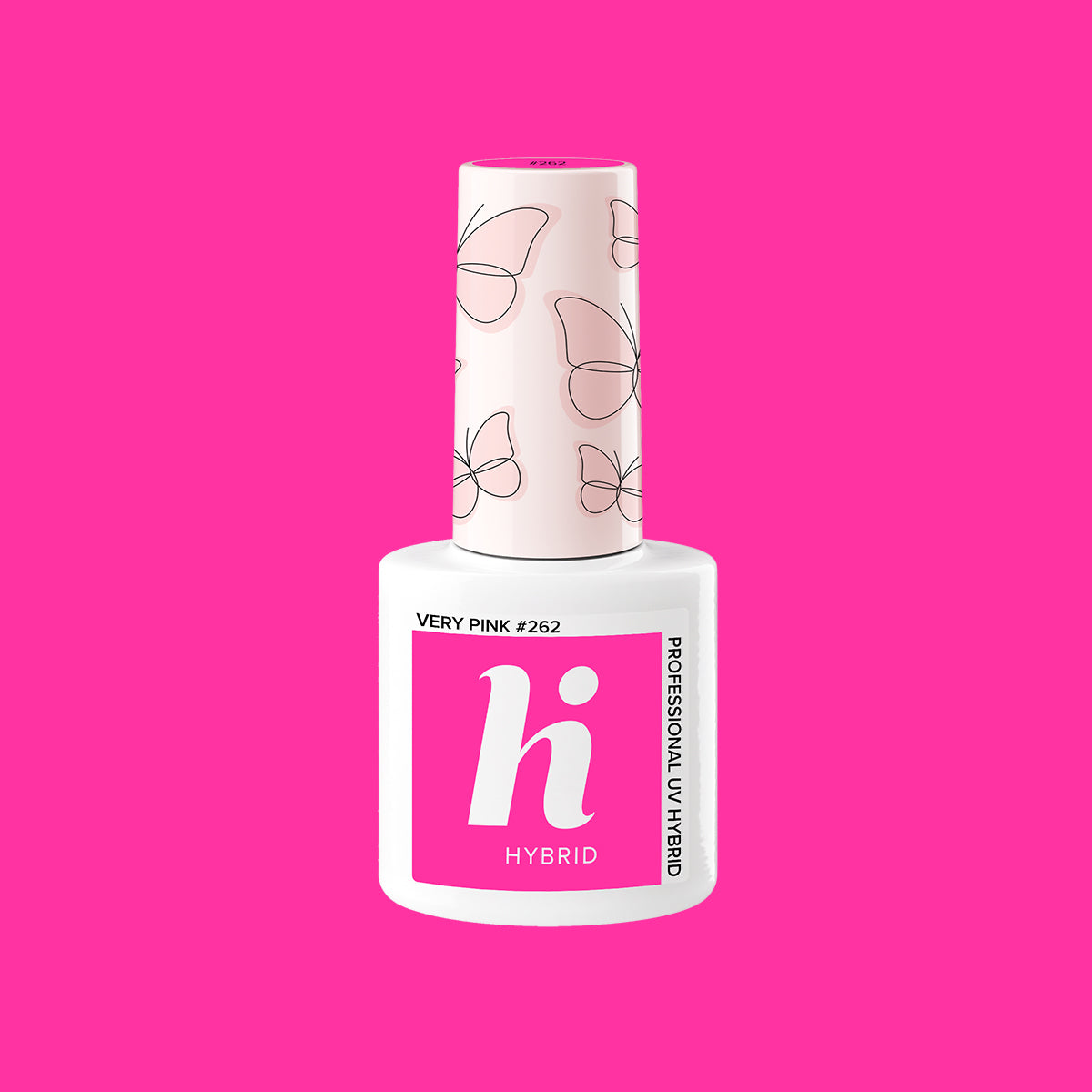 Hi Hybrid 262 Very Pink UV Gel Polish 5ml - hihybrid