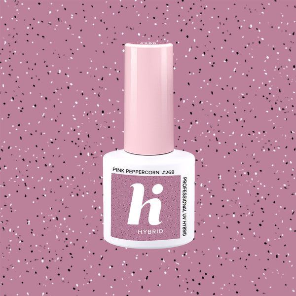 Hi Hybrid 268 Pink Peppercorn Petals UV Gel Polish 5ml - hihybrid