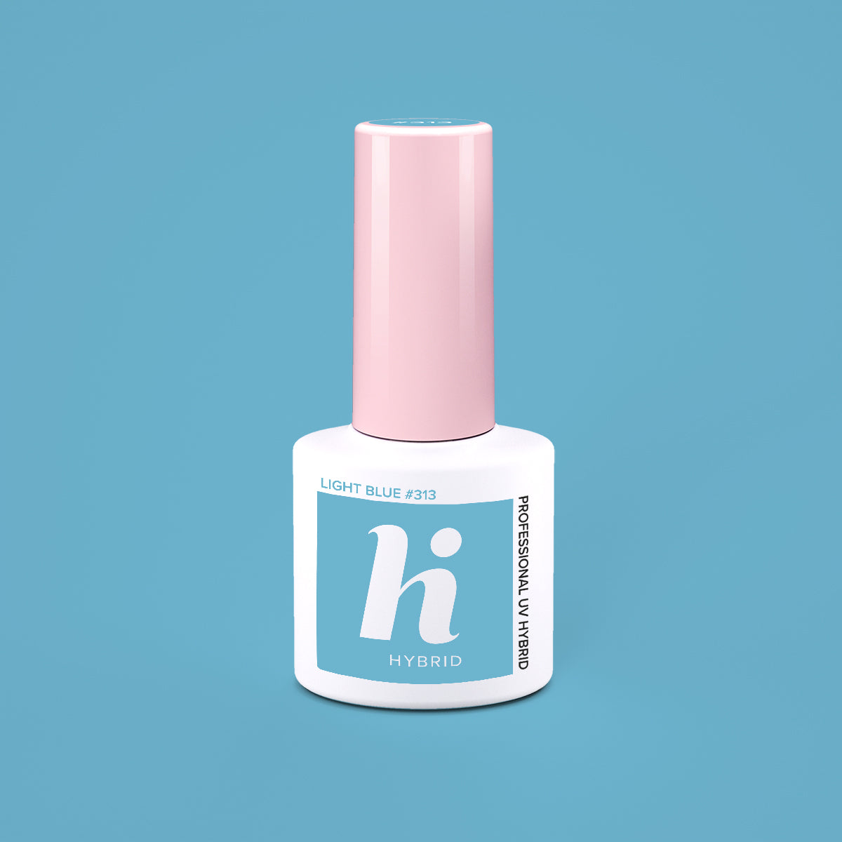 Hi Hybrid 313 Light Blue UV Gel Polish 5ml - hihybrid