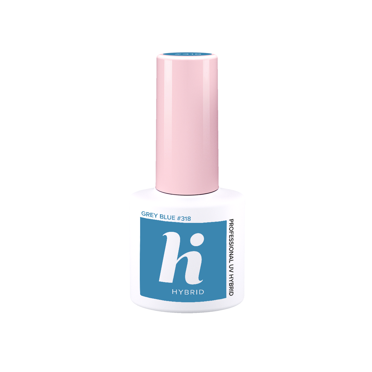 Hi Hybrid 318 Grey Blue UV Gel Polish 5ml - hihybrid