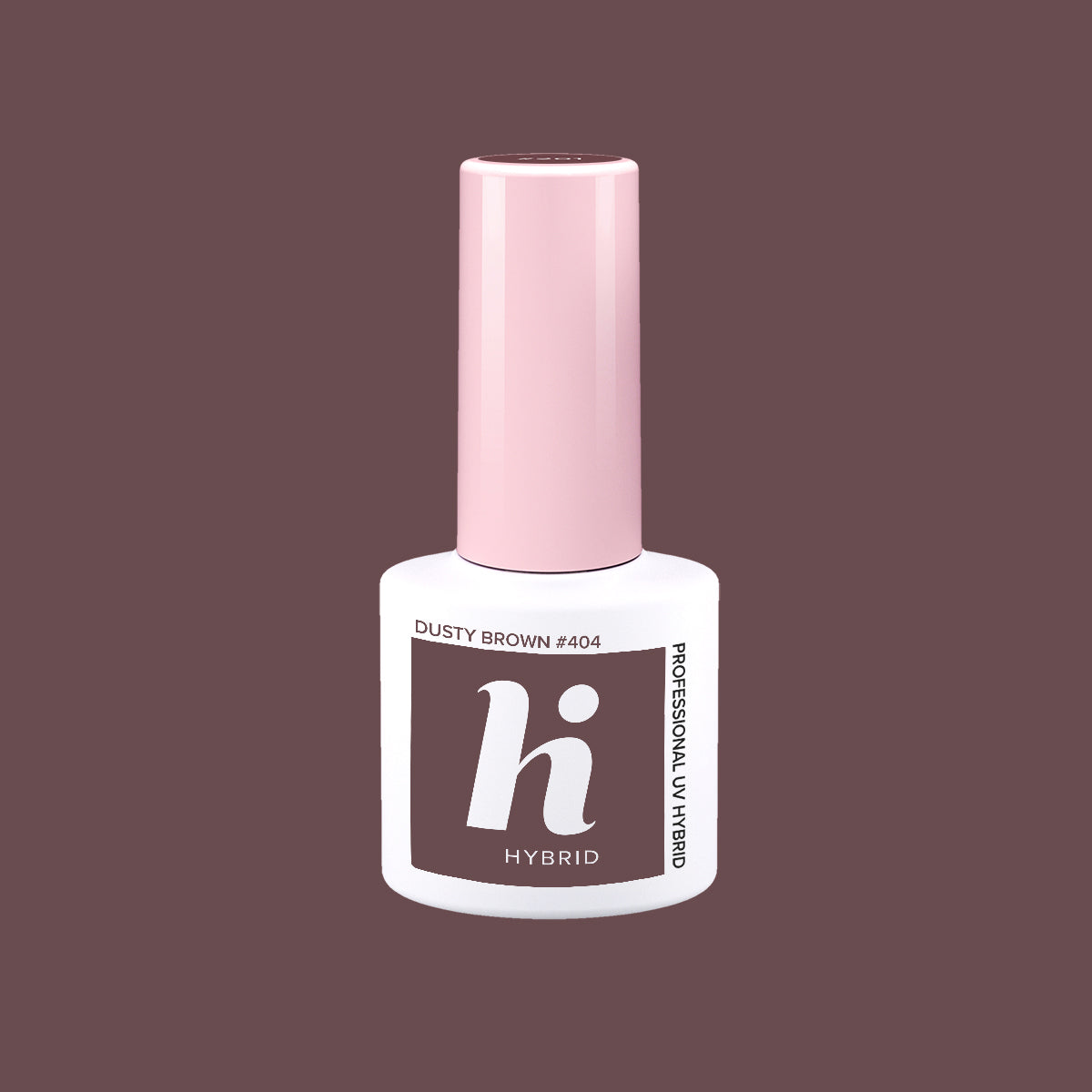 Hi Hybrid 404 Dusty Brown UV Gel Polish 5ml - hihybrid
