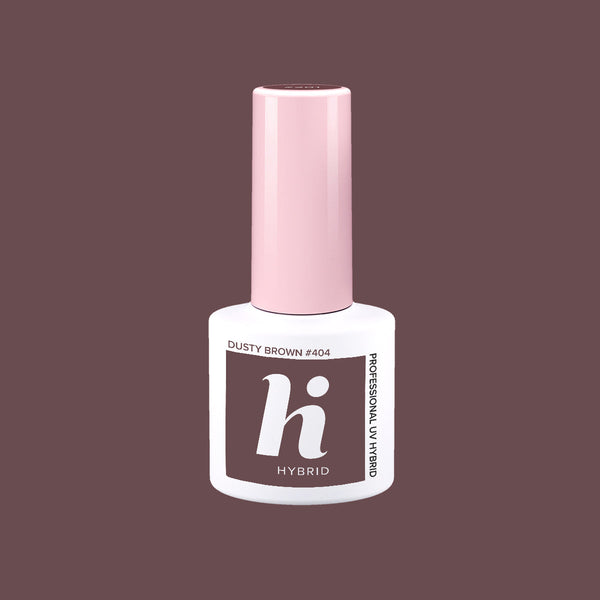 Hi Hybrid 404 Dusty Brown UV Gel Polish 5ml - hihybrid