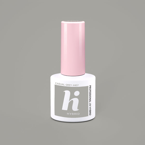 Hi Hybrid 407 Casual Grey UV Gel Polish 5ml - hihybrid