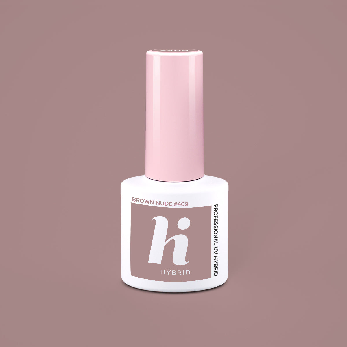 Hi Hybrid 409 Brown Nude UV Gel Polish 5ml - hihybrid