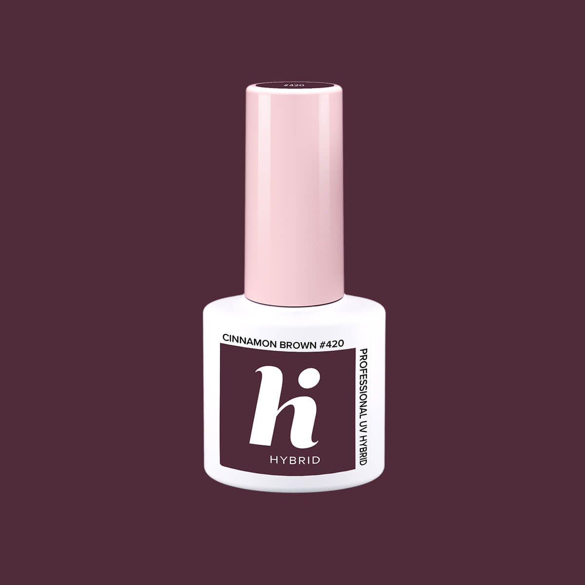 Hi Hybrid 420 Cinnamon Brown UV Gel Polish 5ml - hihybrid