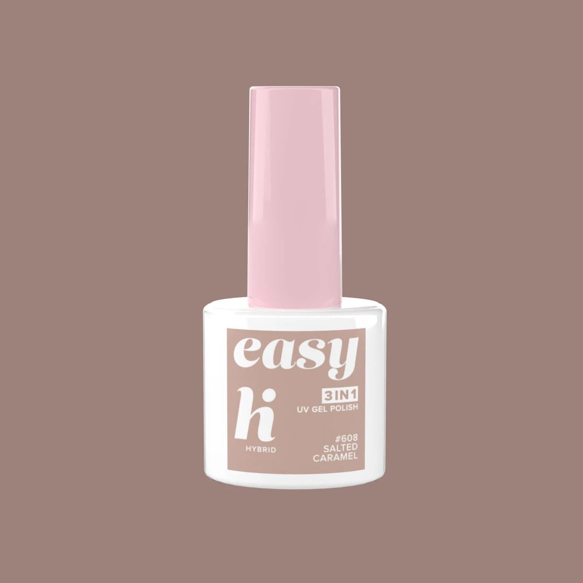 Hi Hybrid 608 EASY 3in1 Salted Caramel UV Gel Polish 5ml - hihybrid