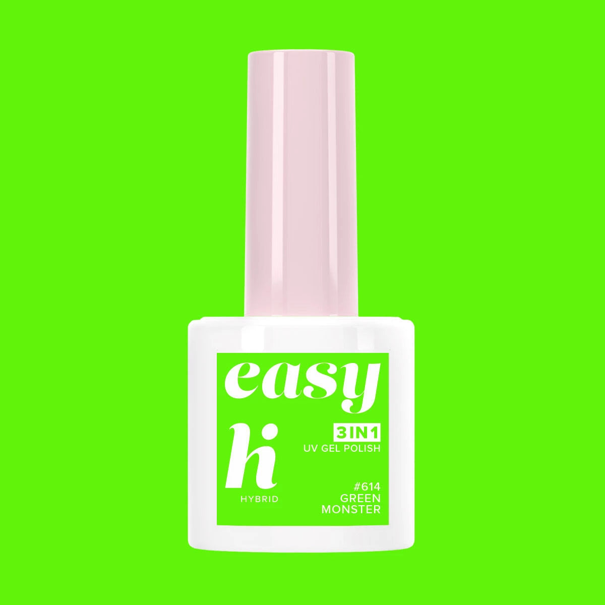 Hi Hybrid 614 EASY 3in1 Green Monster UV Gel Polish 5ml - hihybrid