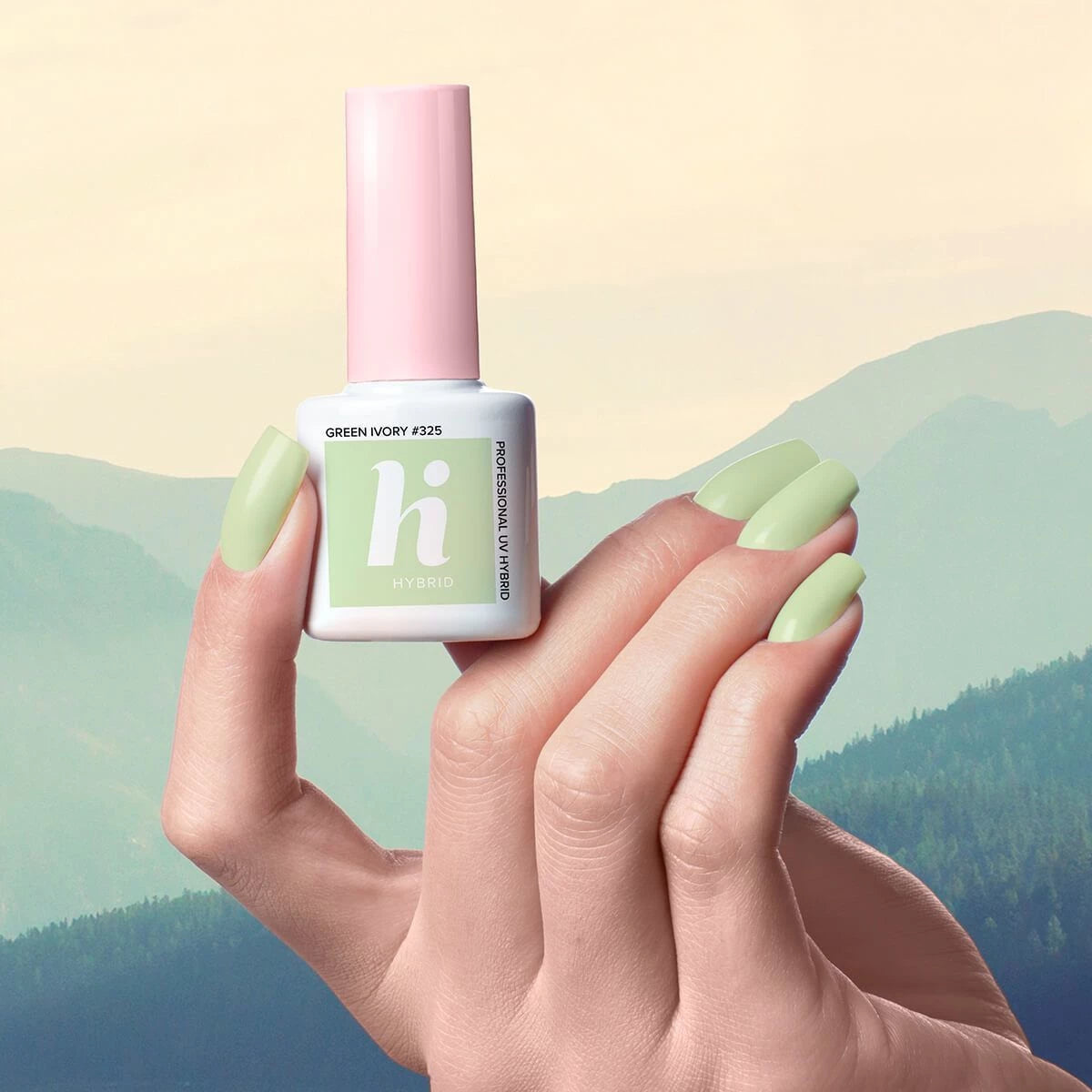 Hi Hybrid 325 Green Ivory UV Gel Polish 5ml - hihybrid