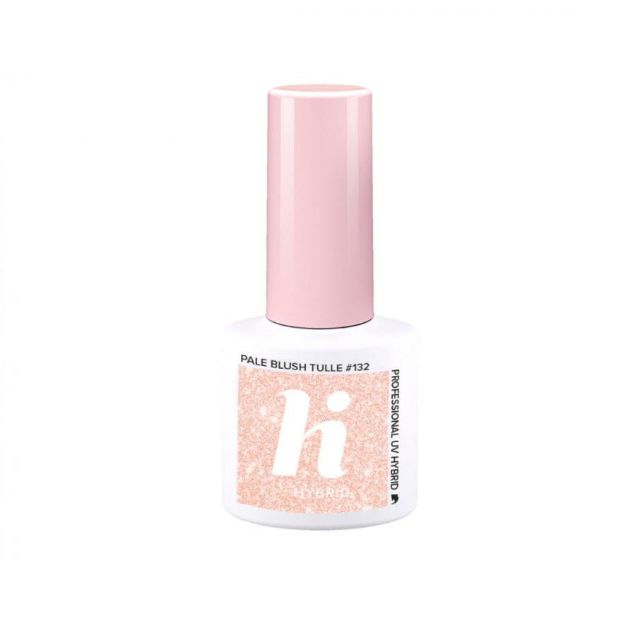 Hi Hybrid 132 Pale Blush Tulle UV Gel Polish 5ml - hihybrid