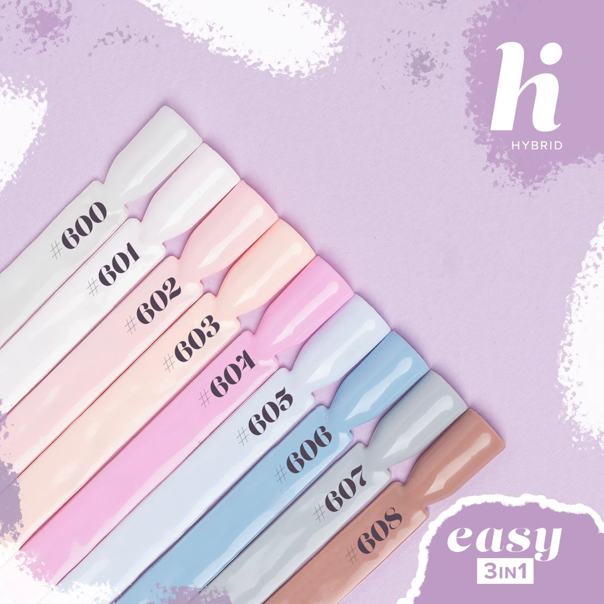Hi Hybrid 602 EASY 3in1 Pink Lemonade UV Gel Polish 5ml - hihybrid